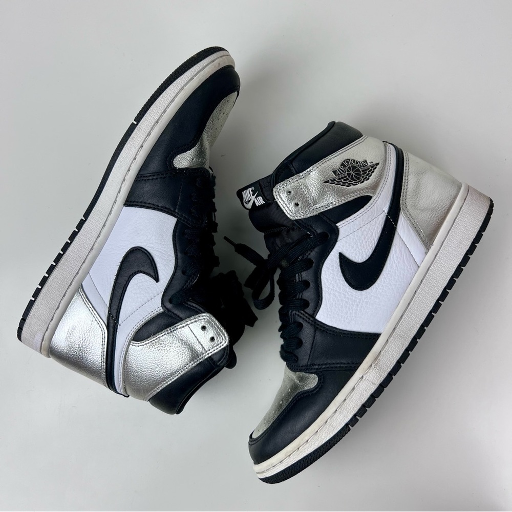 Nike Air Jordan 1 High OG “Black Metallic Silver” (WMNS) 🖤✨